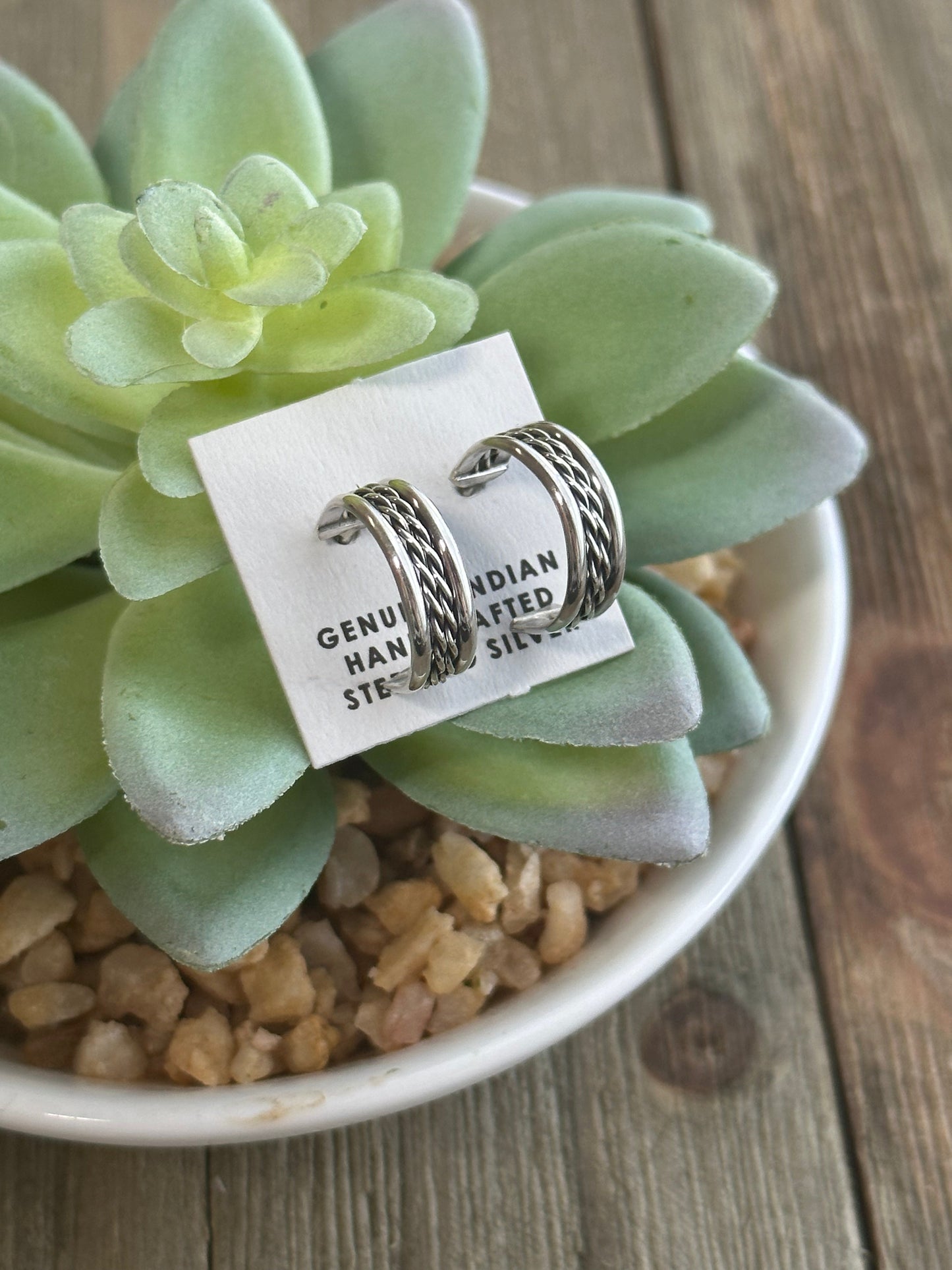 Sterling Hoop Earrings