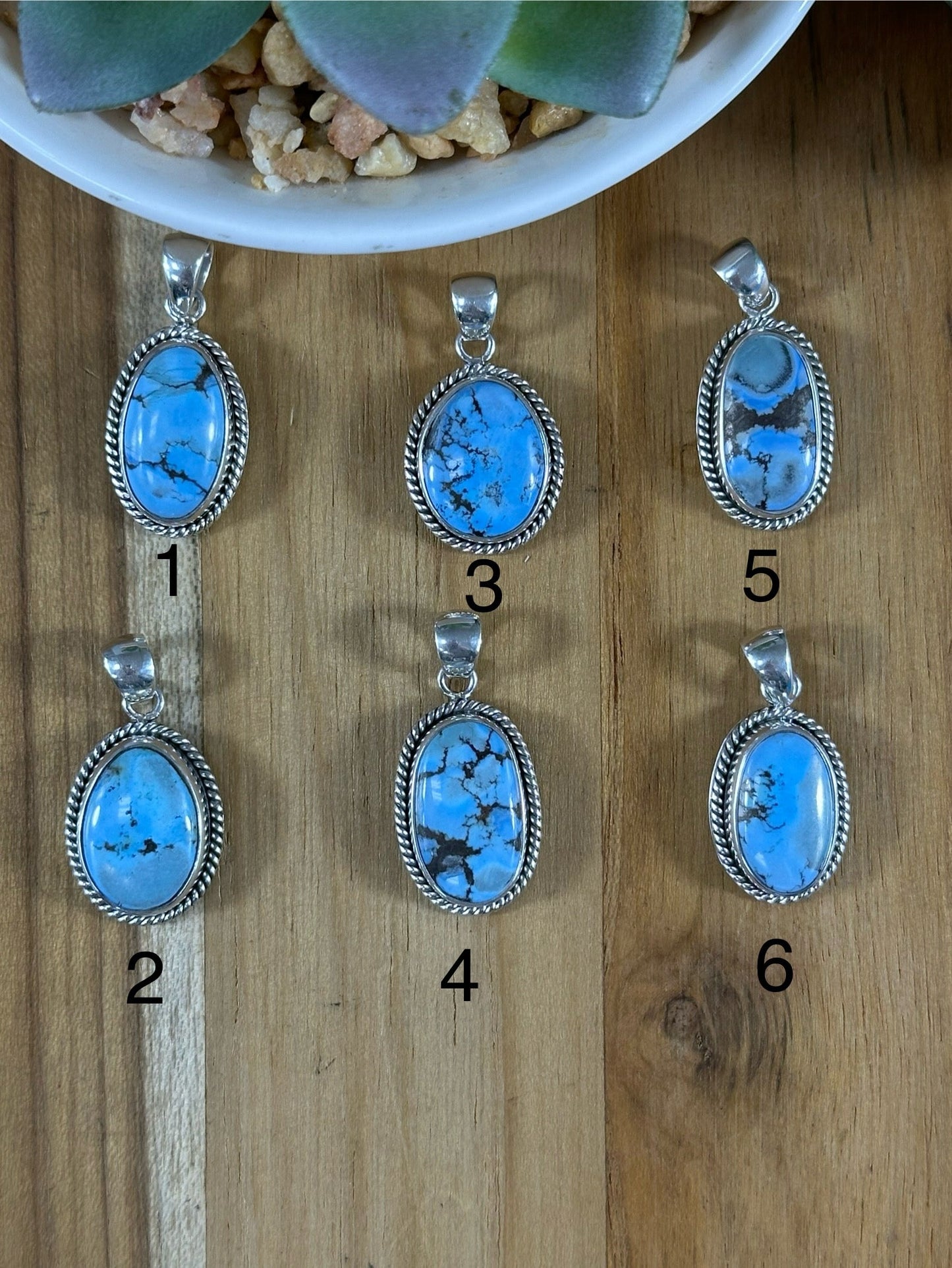 Golden Hills Sterling Silver Pendants