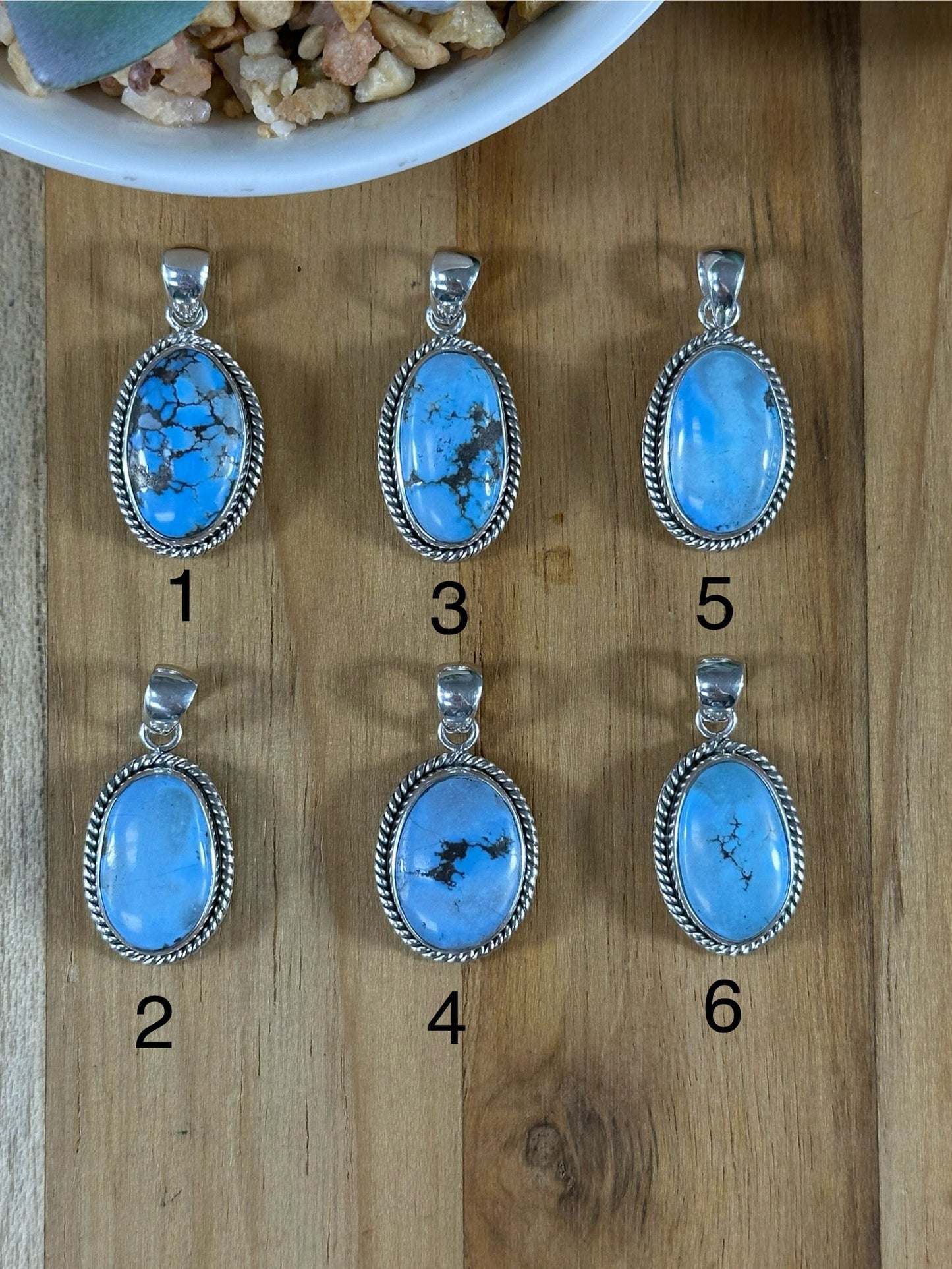 Golden Hills Sterling Silver Pendants
