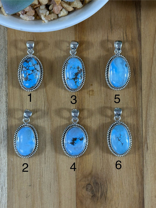 Golden Hills Sterling Silver Pendants