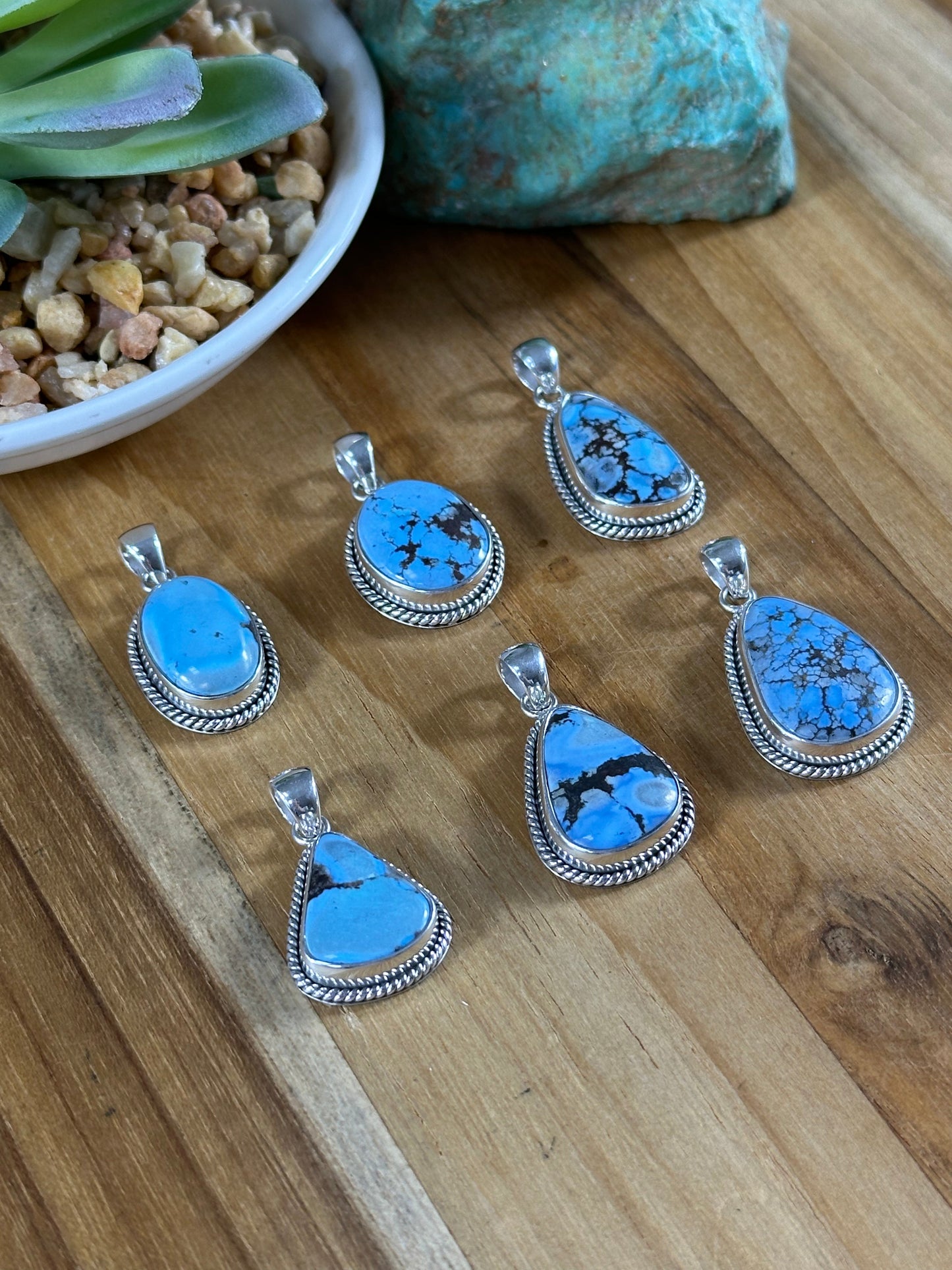 Golden Hills Sterling Silver Pendants