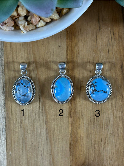 Golden Hills Sterling Silver Pendants