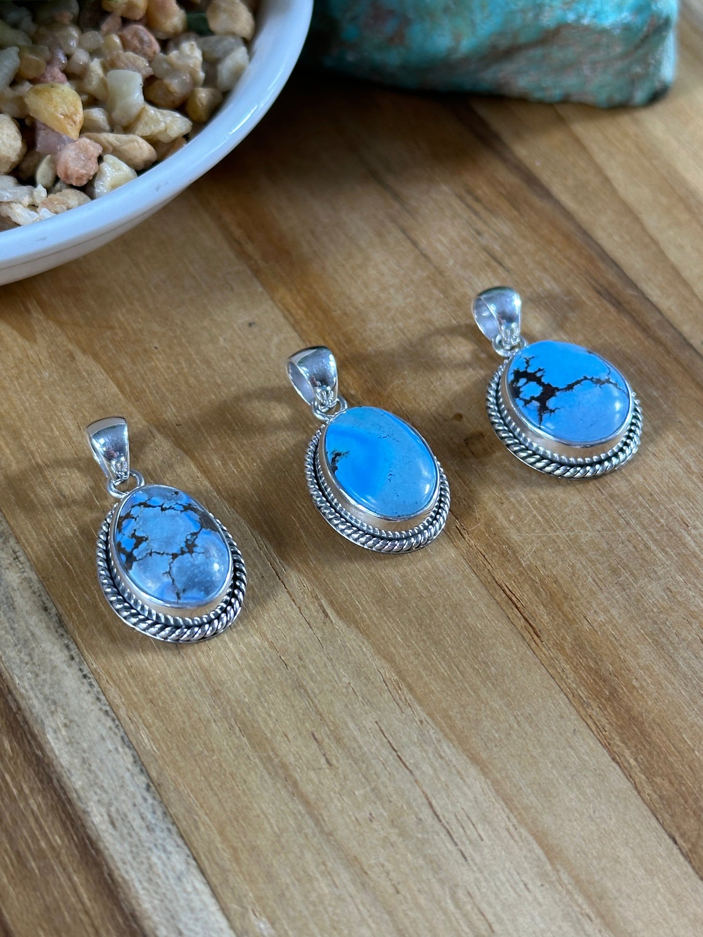 Golden Hills Sterling Silver Pendants