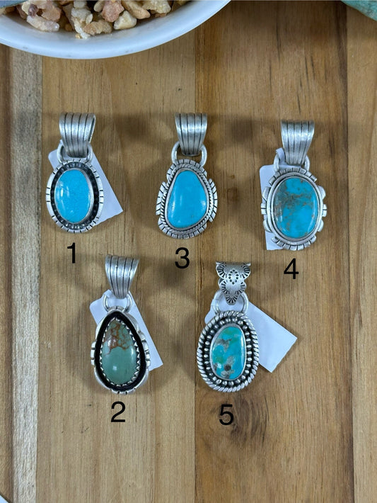 Varied Kingman Pendants