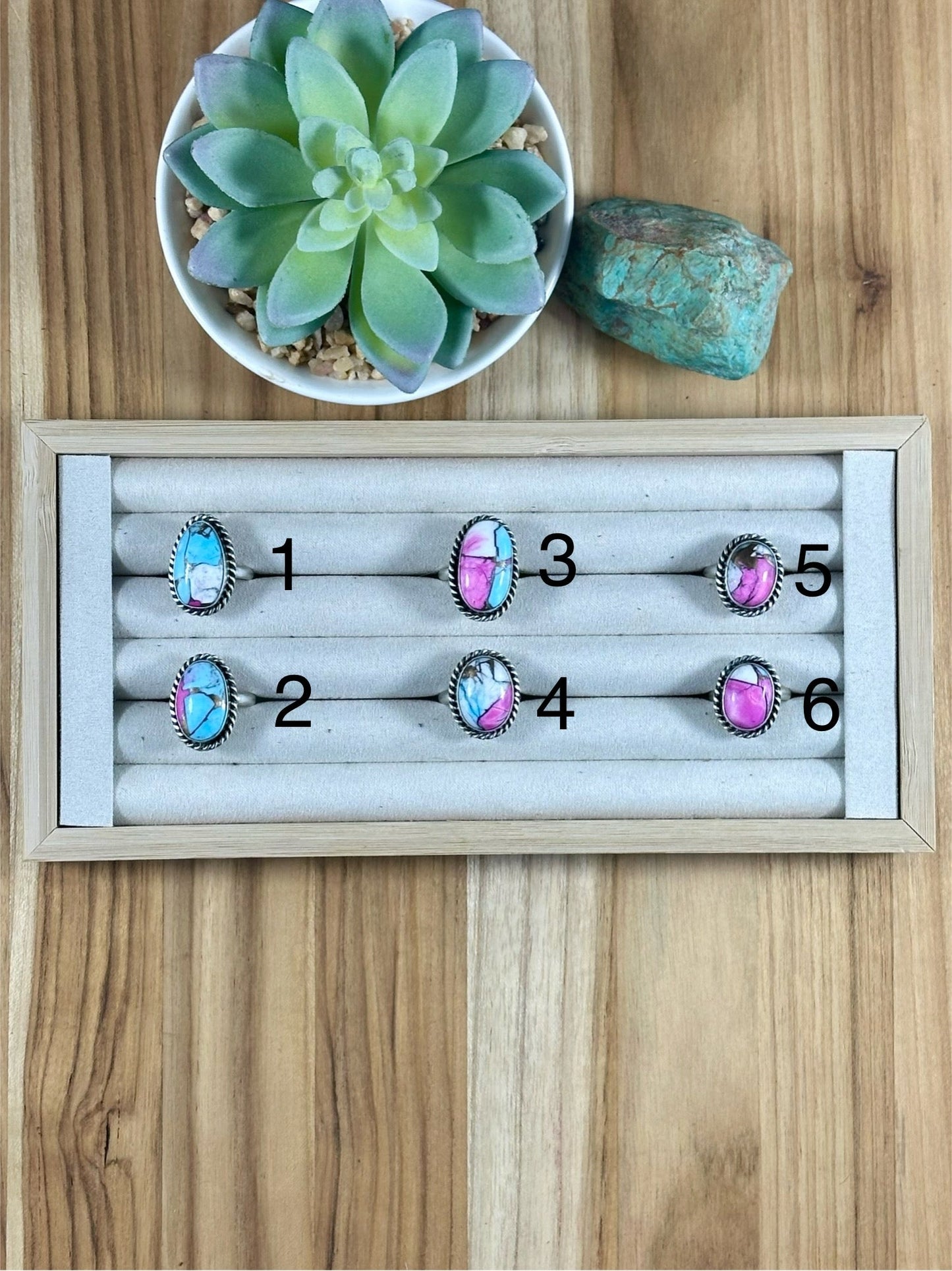 Adjustable Cotton Candy Rings