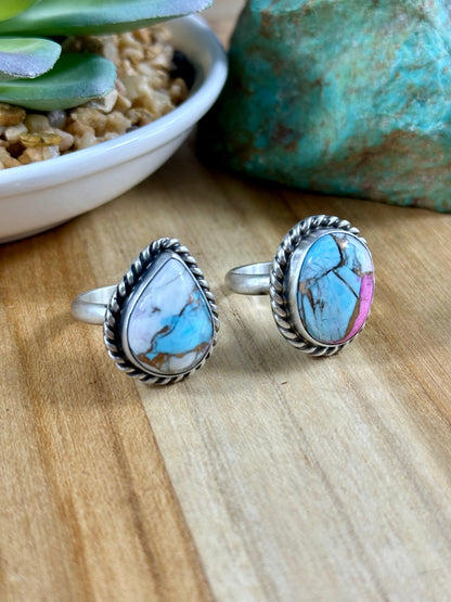 Cotton Candy Adjustable Rings