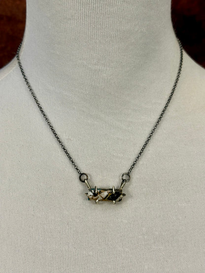 White Buffalo Crush Waterproof Necklace