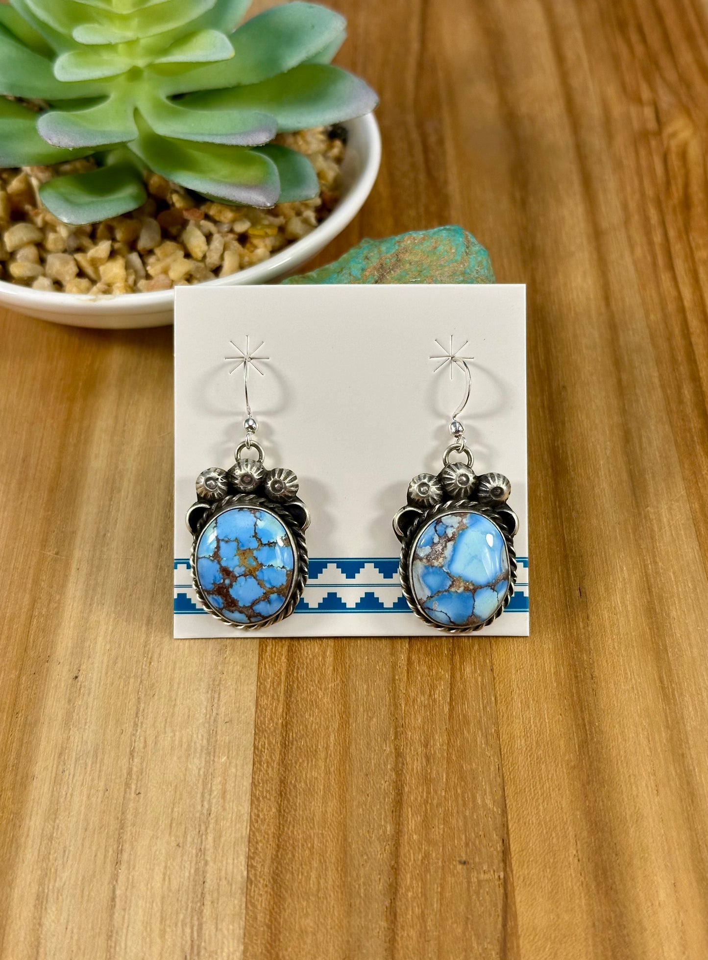 Golden Hills Turquoise Squash Blossom Necklace Set