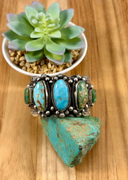 Royston Turquoise Sterling Silver Cuff