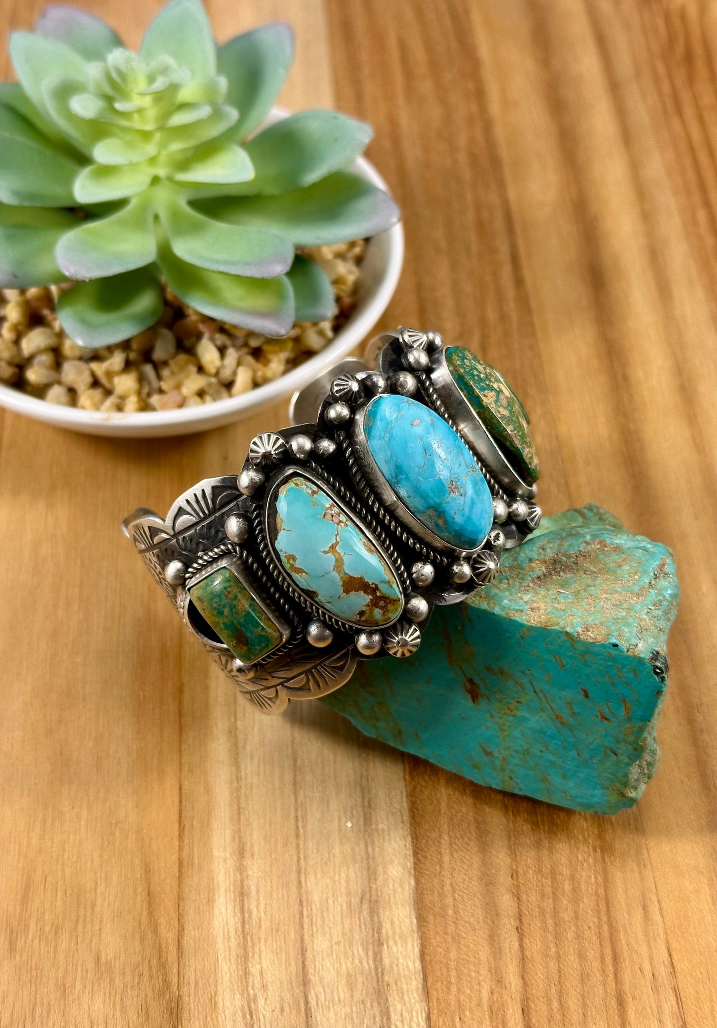 Royston Turquoise Sterling Silver Cuff