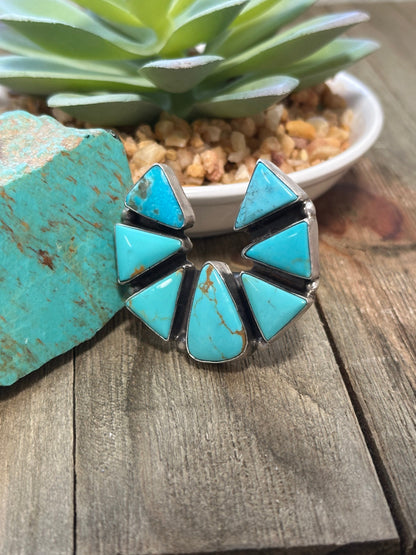 Kingman Turquoise Naja Ring
