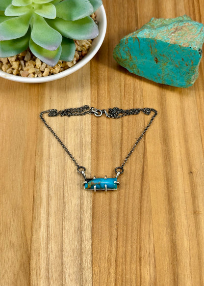 Kingman Turquoise Mini Waterproof Necklace