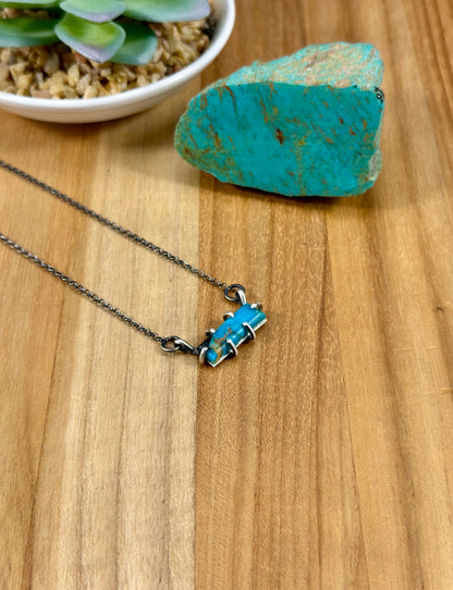 Kingman Turquoise Mini Waterproof Necklace