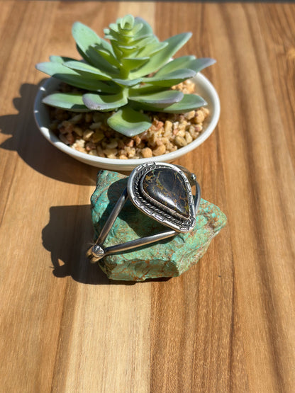 Black Jack Single Stone Cuff