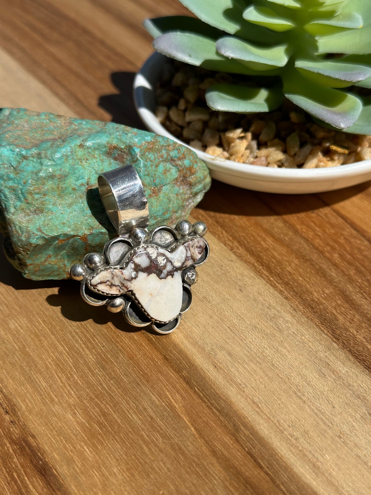 Wildhorse Cow Sterling Silver Pendant
