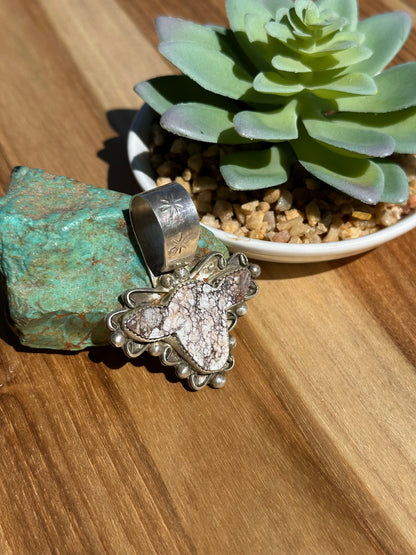 Wildhorse Cow Sterling Silver Pendant