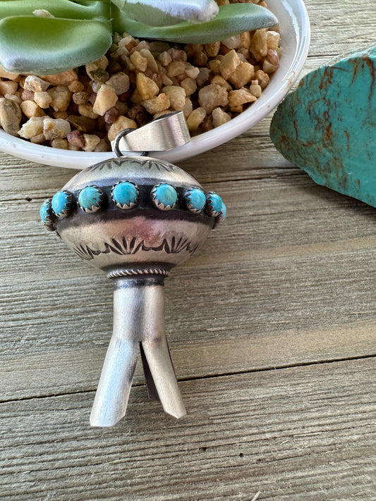 "Kingman Saucer" Blossom Pendant