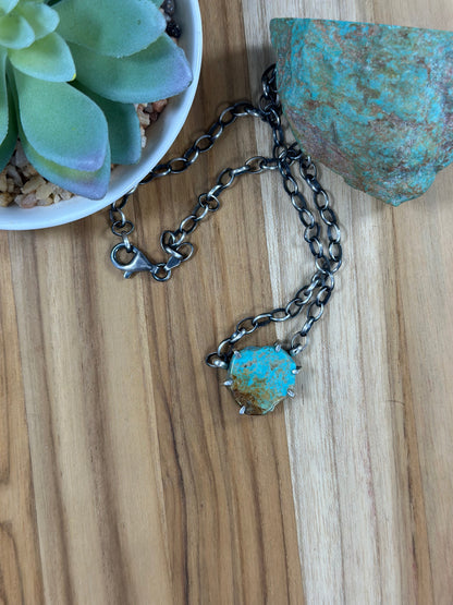 Kingman Turquoise Water Proof Necklace