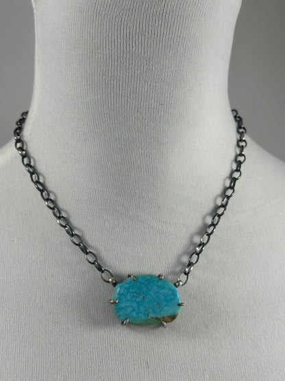 Kingman Turquoise Water Proof Necklace
