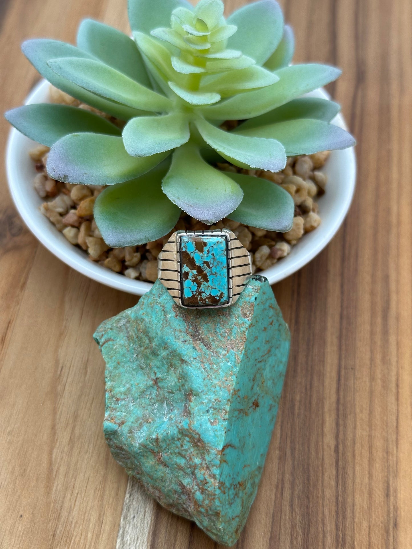 Kingman Turquoise Sterling Silver Ring