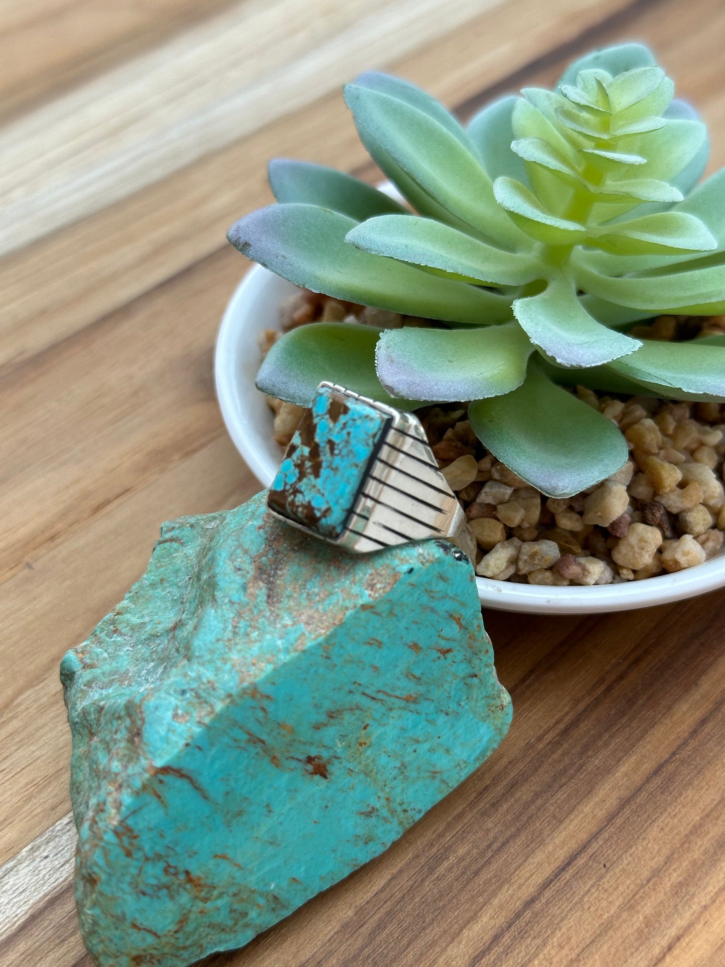 Kingman Turquoise Sterling Silver Ring
