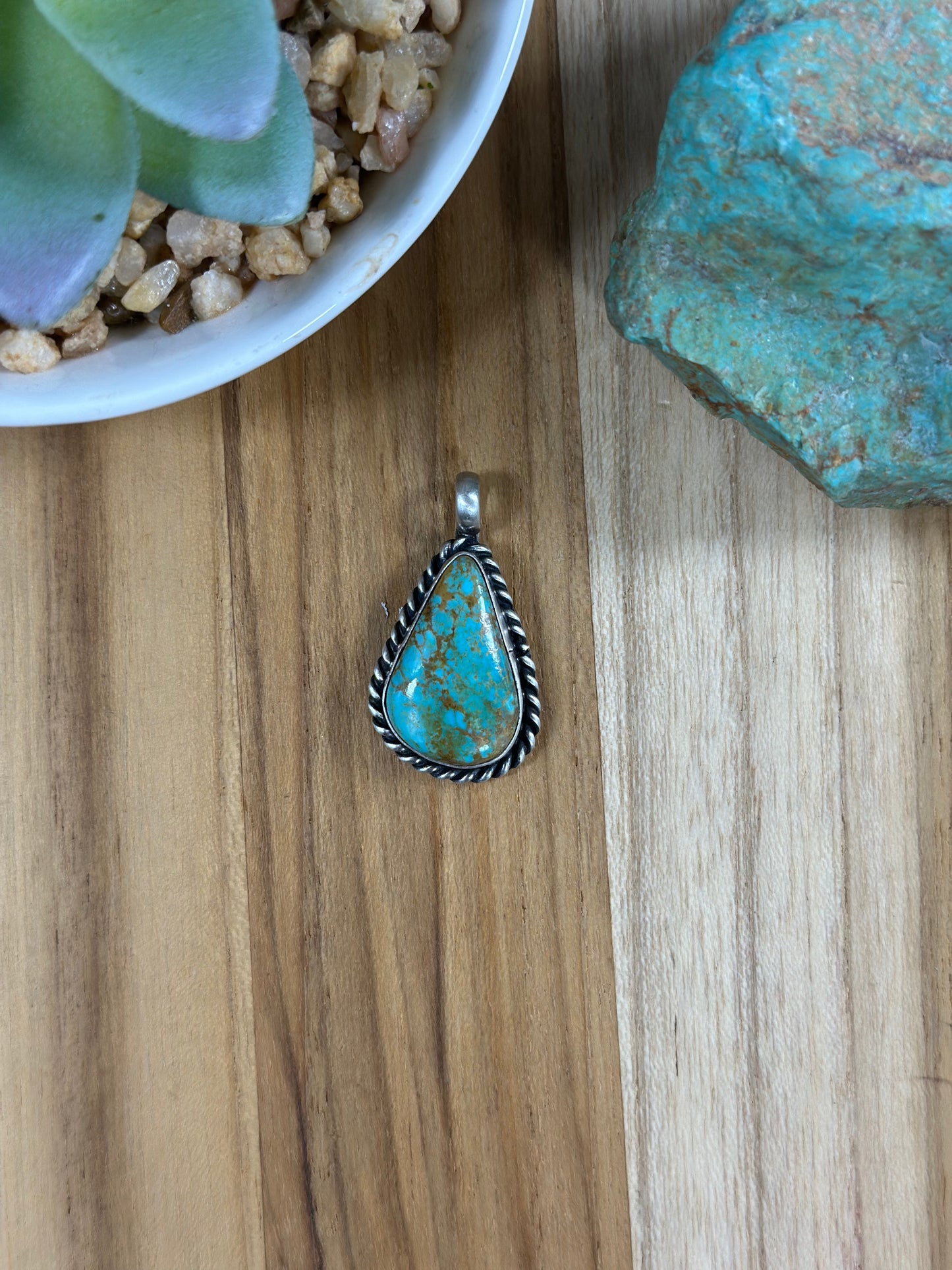 Kingman Turquoise Pendant