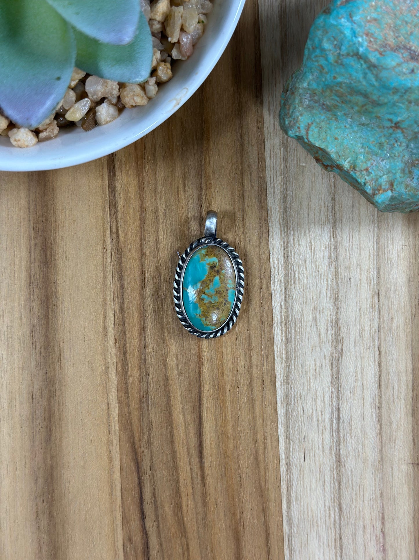 Kingman Turquoise Pendant