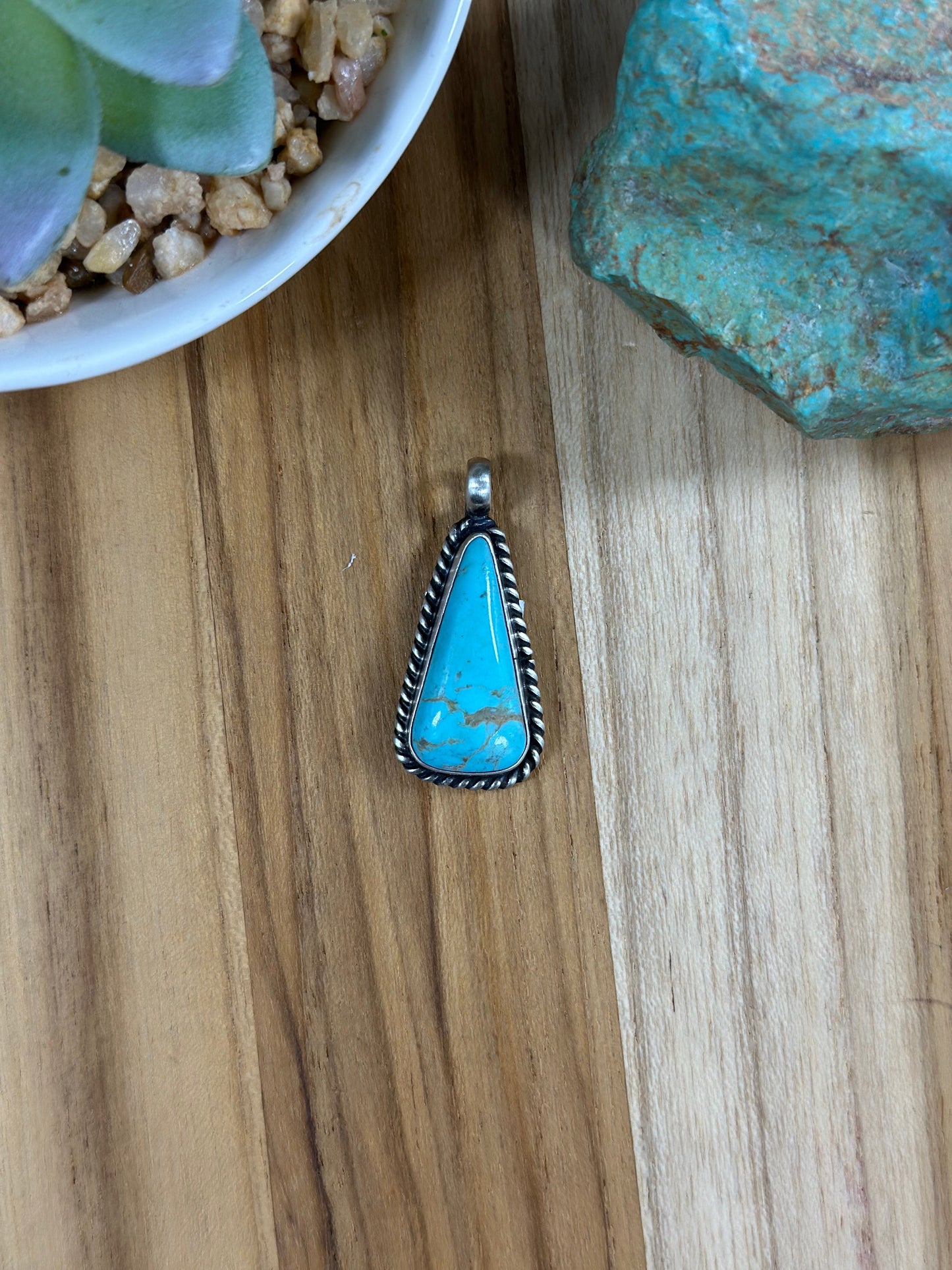 Kingman Turquoise Pendant