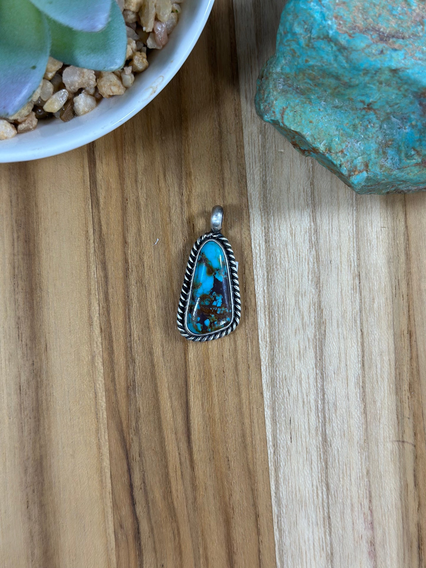 Kingman Turquoise Pendant