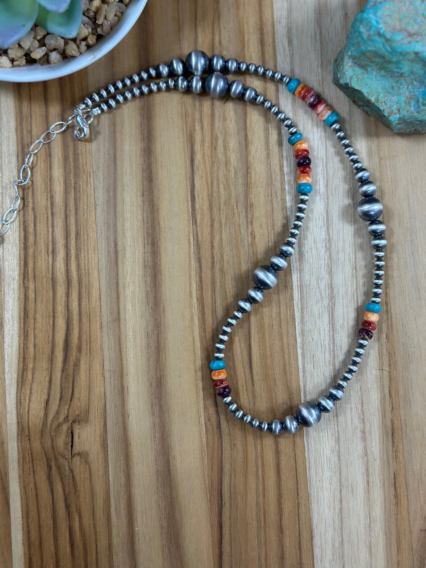 Multi Color Pearl Necklace