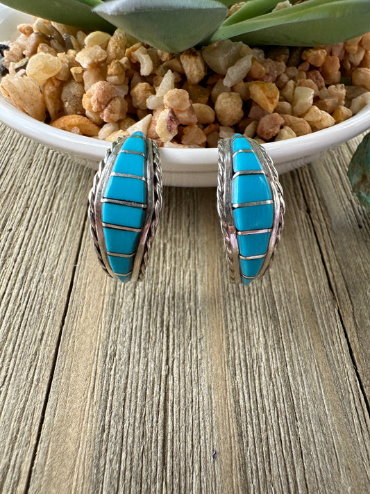 Zuni Hoop Earrings