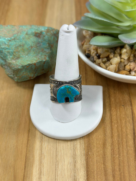 Kingman Bear Shape Ring