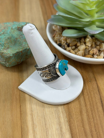 Kingman Bear Shape Ring