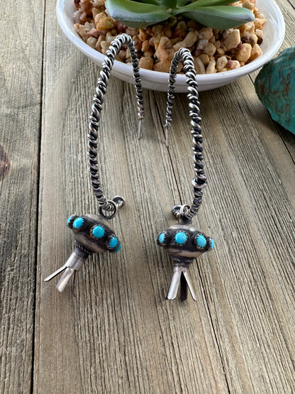 "Saucer" Blossom Dangle Earrings