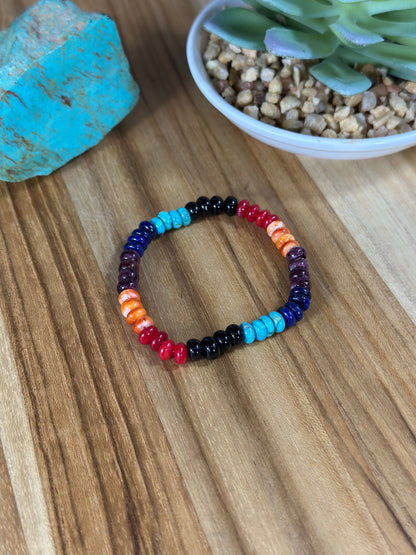 Multi Color Pearls Bead Bracelet