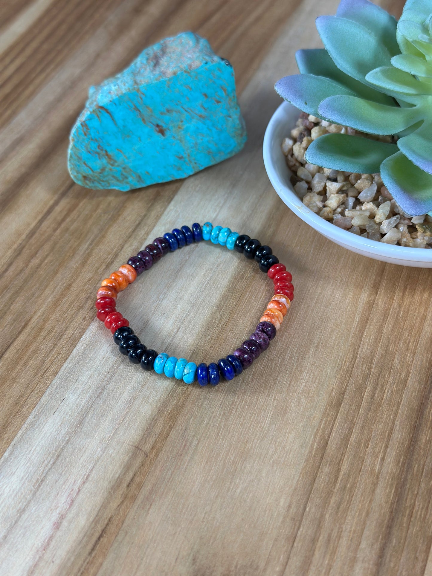 Multi Color Pearls Bead Bracelet