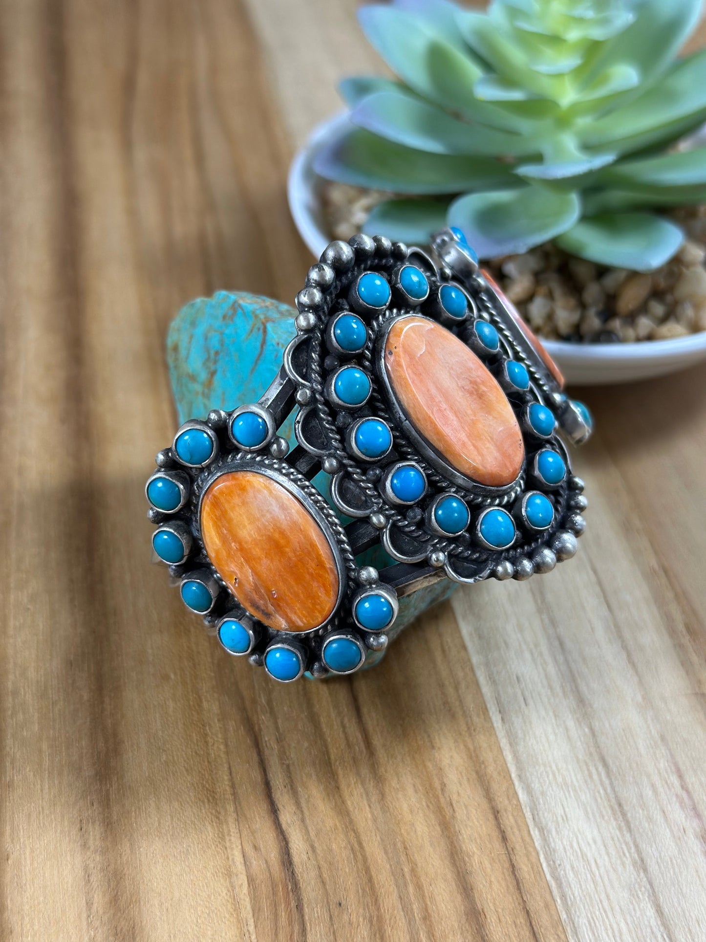 Kingman & Spiny Cluster Cuff