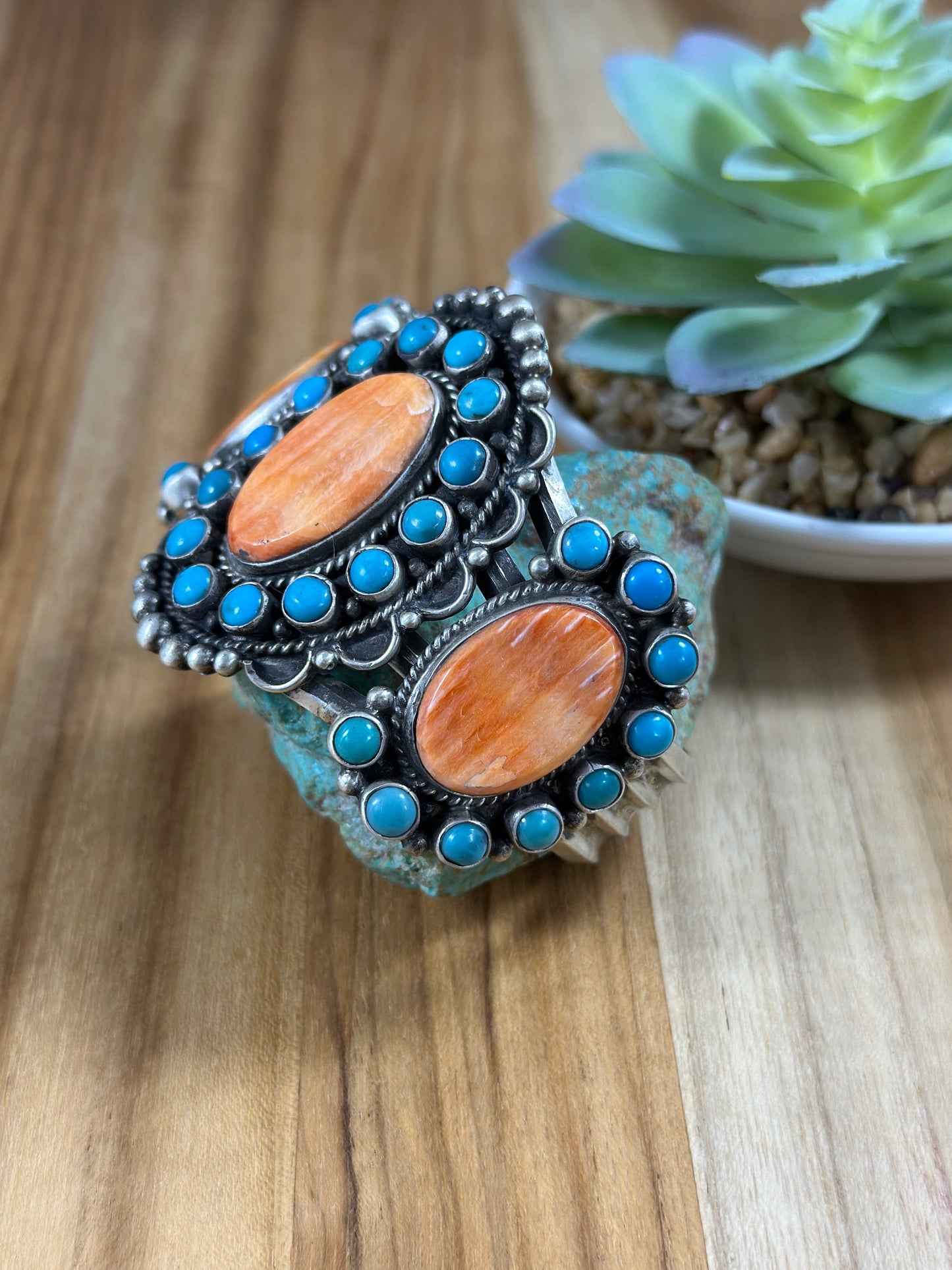 Kingman & Spiny Cluster Cuff