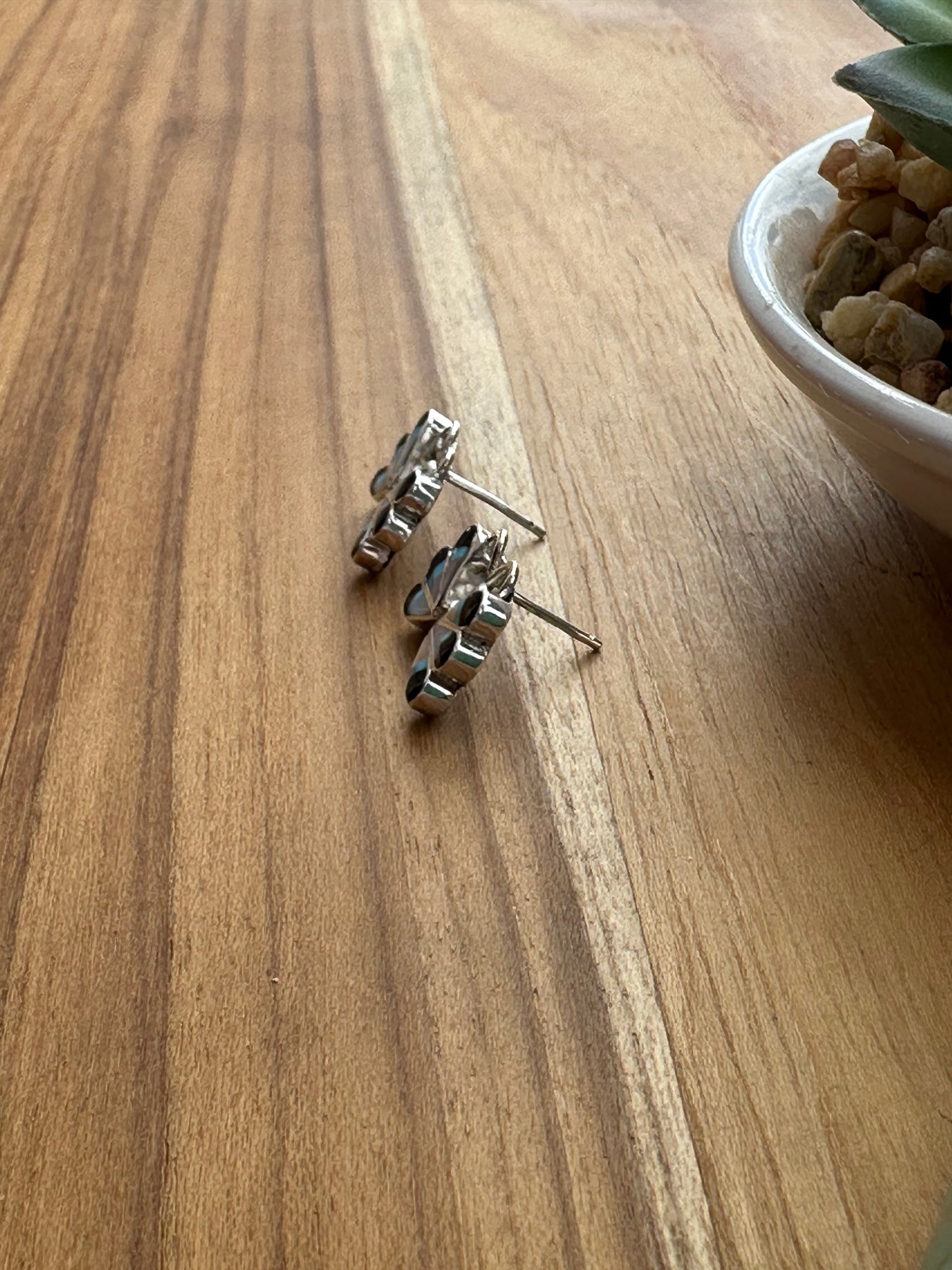 Zuni Butterfly Stud Earrings