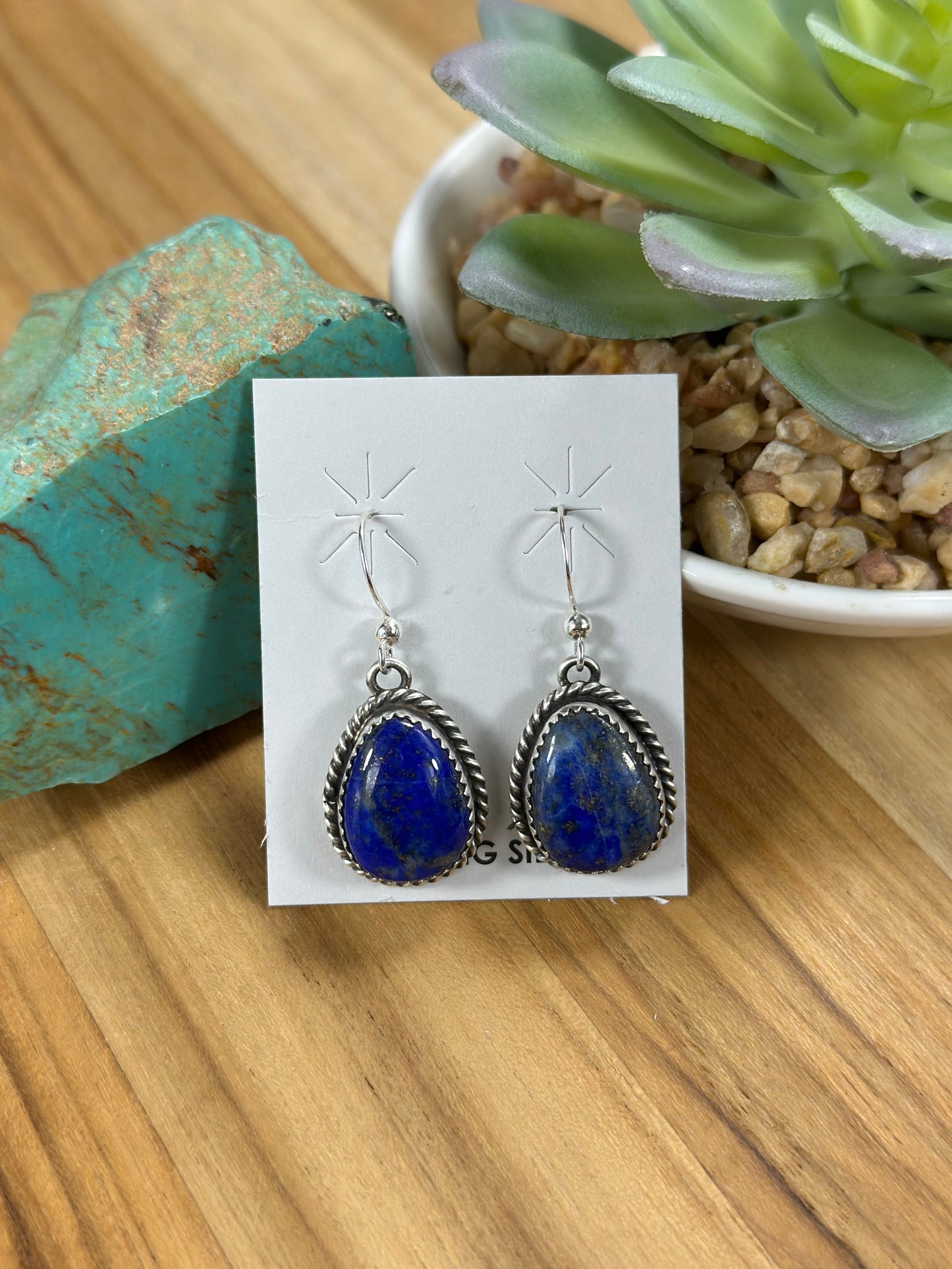 Lapis Dangle Earrings