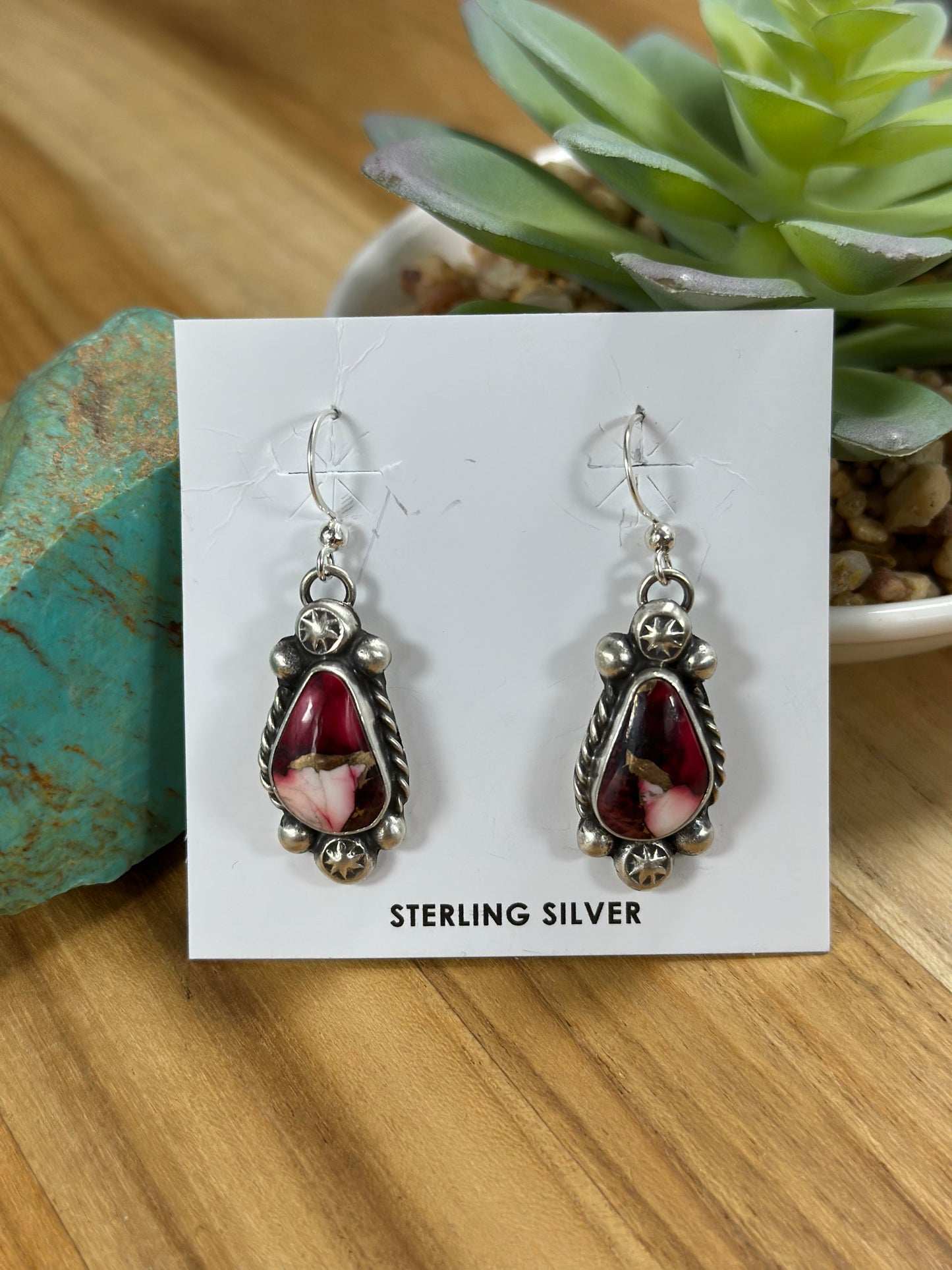 Dahila Rose Sterling Silver Lariat Set