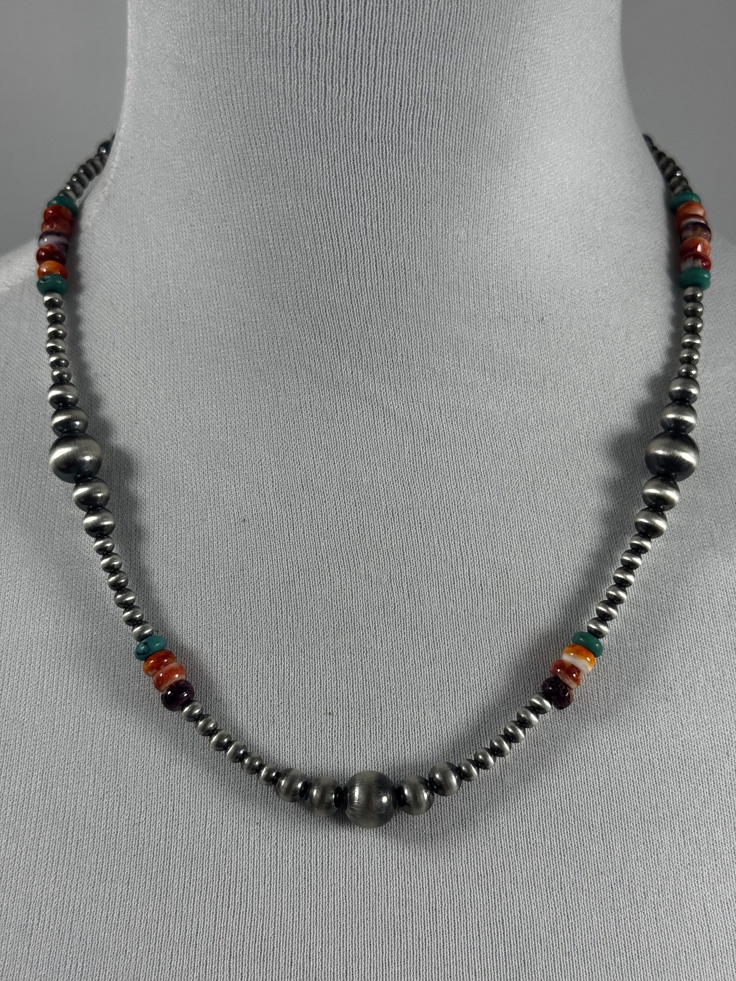 Multi Color Pearl Necklace
