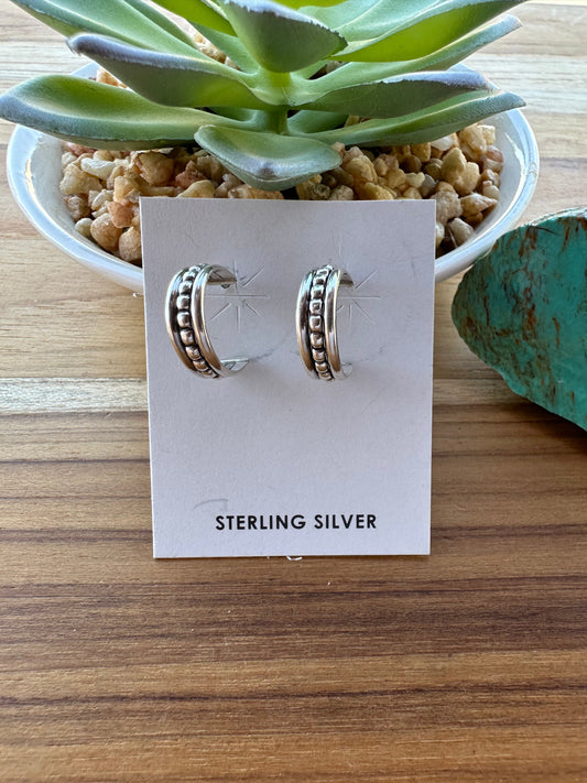 Sterling Hoop Earrings