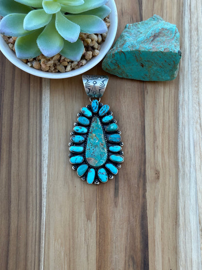 Royston Teardrop Sterling Silver Pendant