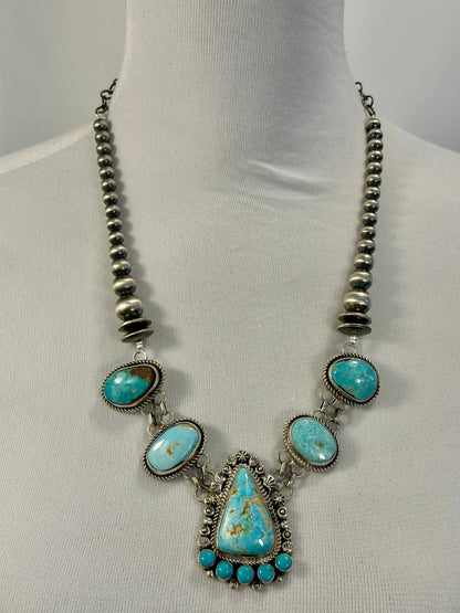 Royston Cluster Sterling Pearl Choker Necklace