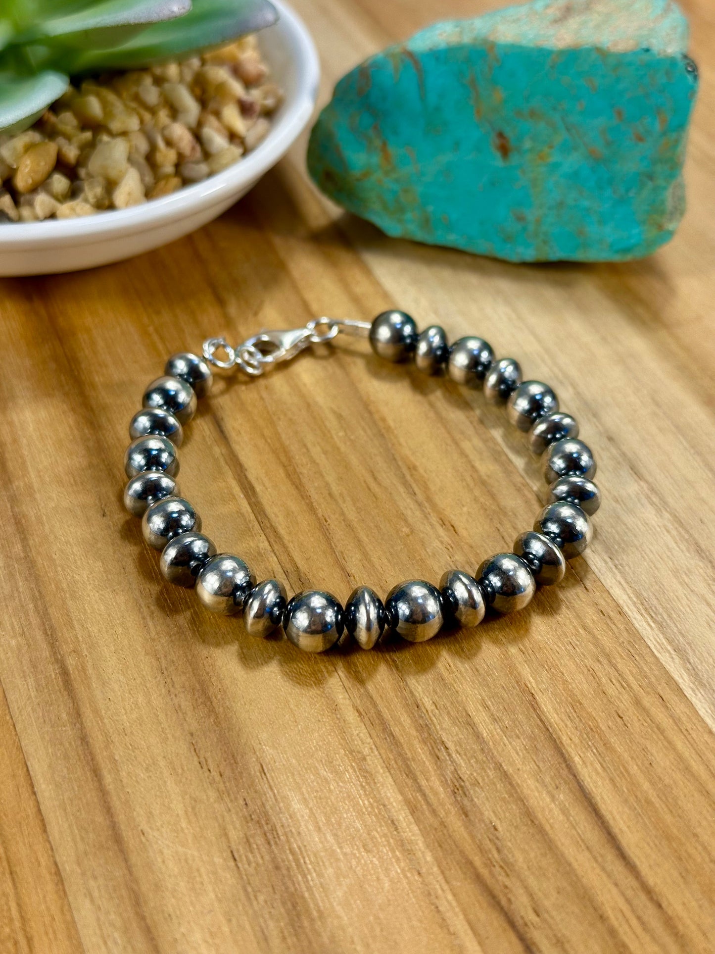 Sterling Pearl Bracelet