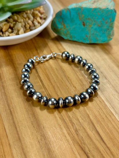 Sterling Pearl Bracelet
