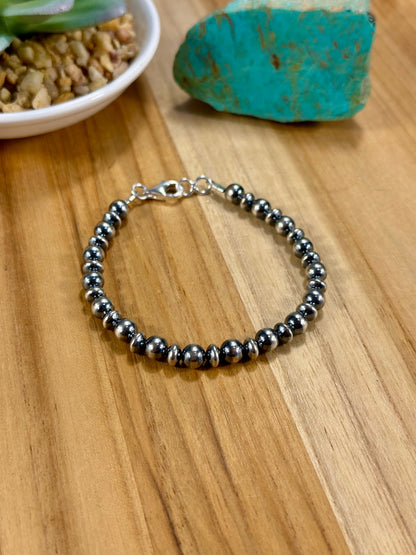 Sterling Pearl Bracelet