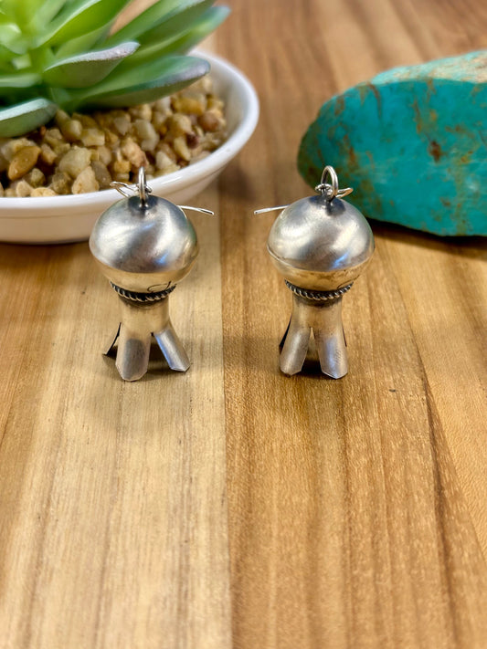 Sterling Silver Blossom Earrings