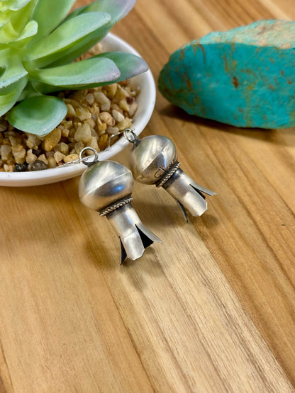 Sterling Silver Blossom Earrings